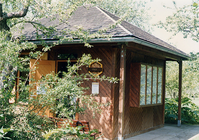 Bienenhaus auf der Pomologie